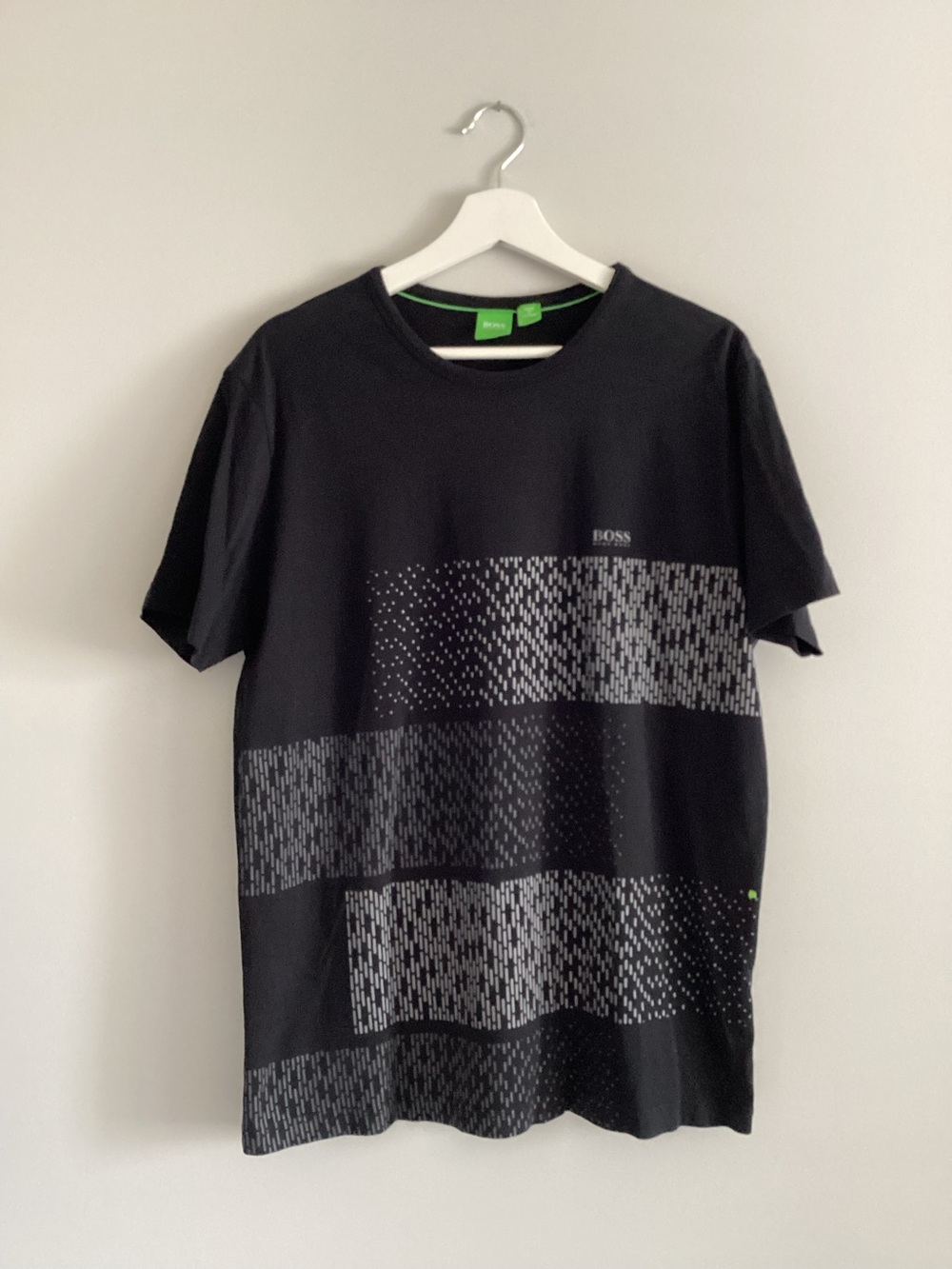 Boss Hugo Boss Black Geometric Print Tee, Size L